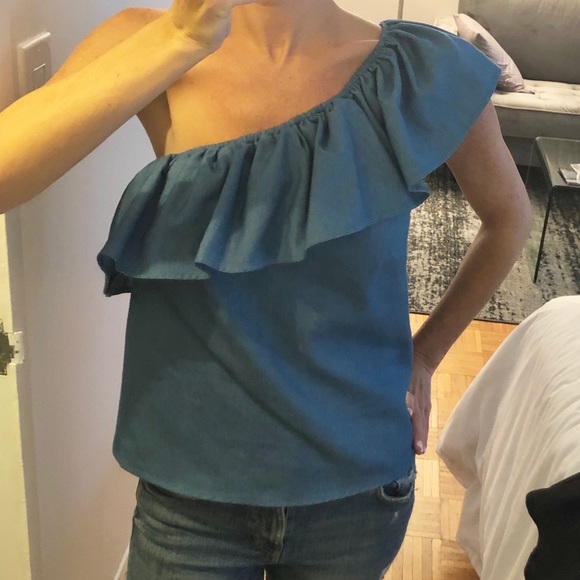 Pinkyotto Ruffled One Shoulder Top - Picture 2 of 5